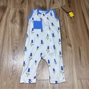 Kyte baby one piece bamboo outfit 18-24 months zips up front